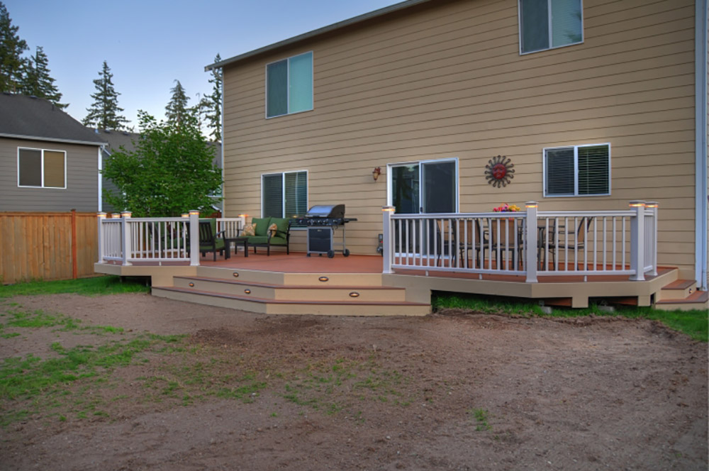 Timeless Construction, deck project, gates and rails